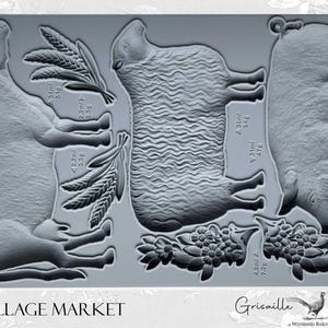 Village Market ~ IOD Decor Mould