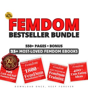 FemDom Bestseller Bundle – 25 Top Female Domination Guides & Ideas (Instant Download)