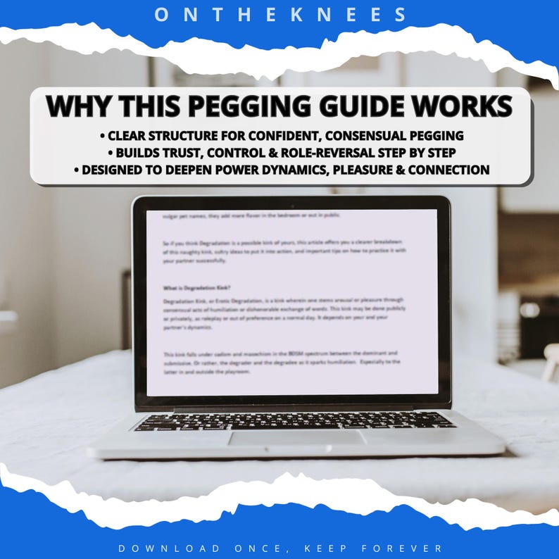 Bundle Pegging - Strap-on Training, positions et guides de jeux de rôle (téléchargement instantané) image 5