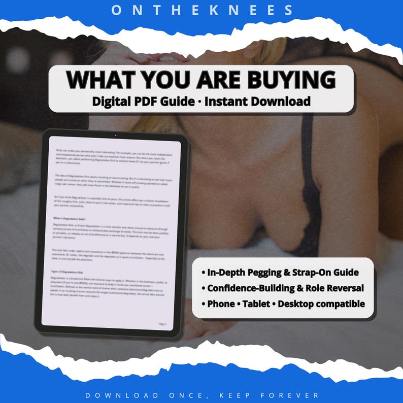 Bundle Pegging - Strap-on Training, positions et guides de jeux de rôle (téléchargement instantané) image 3