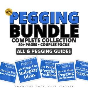Bundle Pegging - Strap-on Training, positions et guides de jeux de rôle (téléchargement instantané) image 1