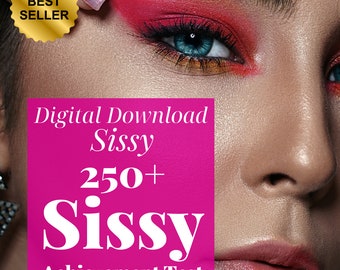 Más de 250 pruebas de logros de Sissy, metas de Sissy, hitos de Sissy, objetivos de feminización, tareas de Sissy, ideas de Sissy, guía para Sissies, entrenamiento de Sissy