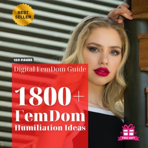 Más de 1800 ideas de humillación femdom para hombres sumisos: Guía de dominación femenina (descarga inmediata)