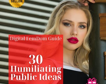 30 Public FemDom Humiliation Ideas - FemDom Guide | Digital Download