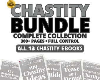 Male Chastity Bundle – All Titles, Control & Denial Guides (Instant Download)