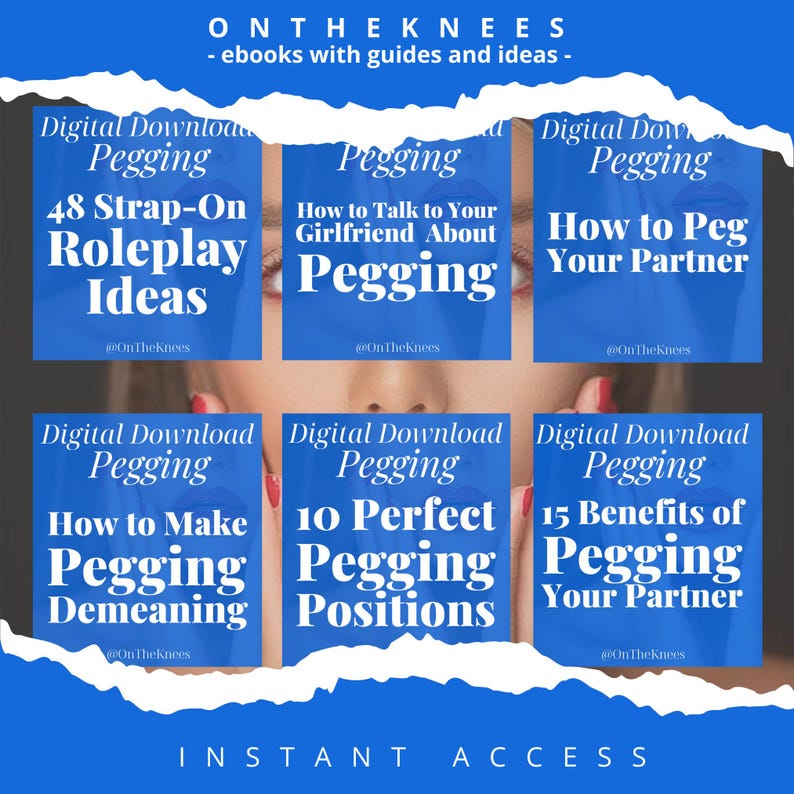 Bundle Pegging - Strap-on Training, positions et guides de jeux de rôle (téléchargement instantané) image 2