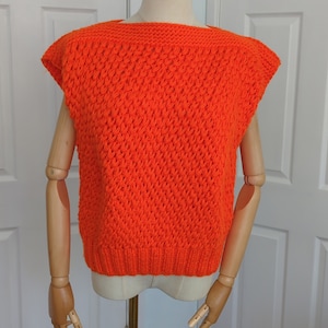 100% Handmade Knit Sweater Vest
