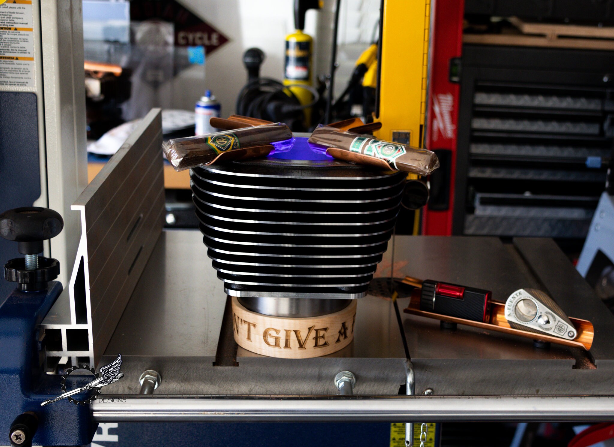 Cigar Ashtray Harley Davidson Ashtray Motorcycle Engine Ashtray Custom