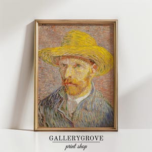 Vincent van Gogh portrait | Vincent van Gogh Painting | Vintage Painting | Printed Shipped Art | Abstract art