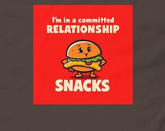 Snack Lover T-Shirt: Funny Burger Graphic Tee