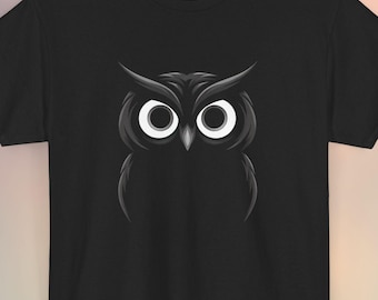 Unique Owl Graphic T-Shirt: Stylish Unisex Design