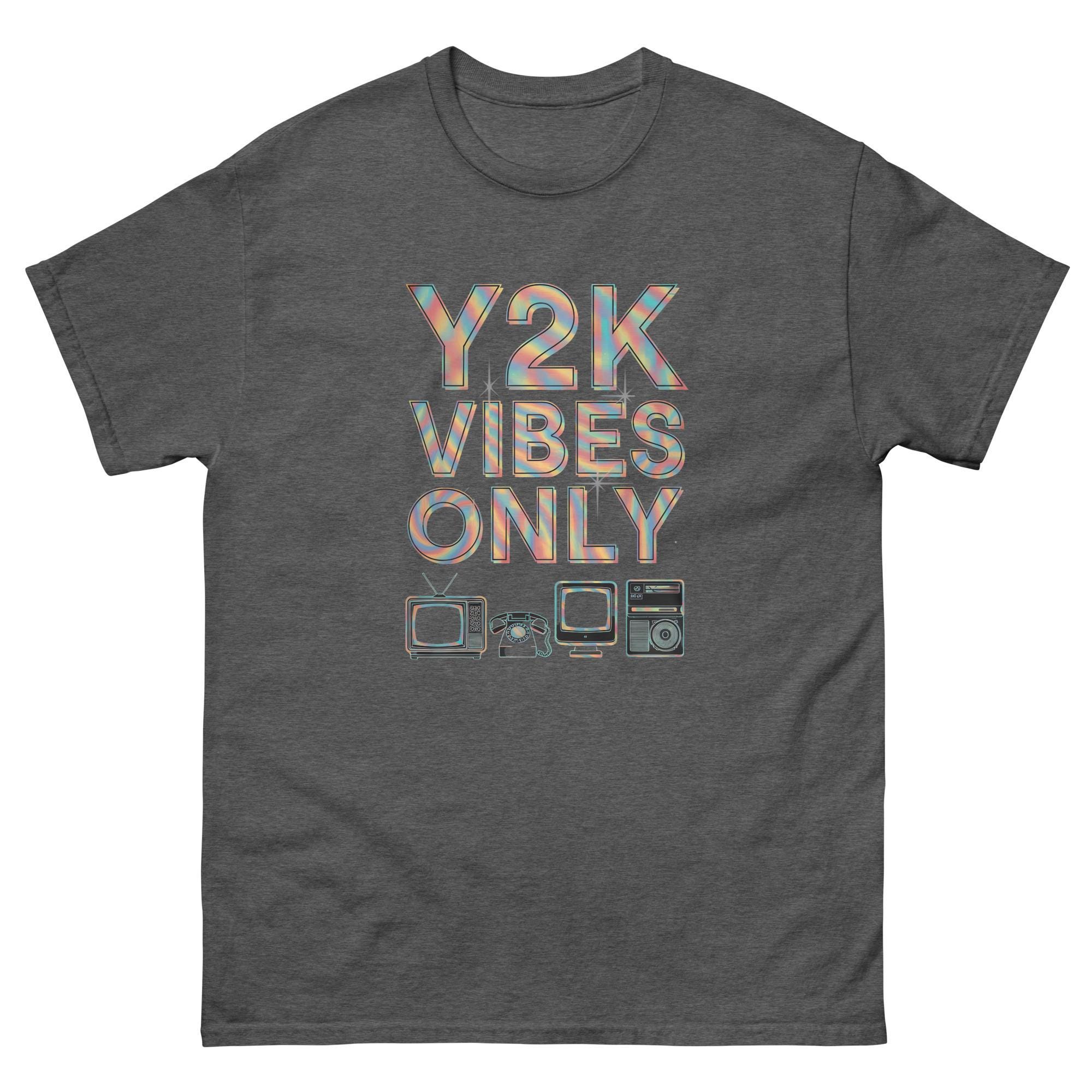 Y2K Vibes T-shirt: Retro Tech Graphic Tee, 90s Nostalgia - Etsy