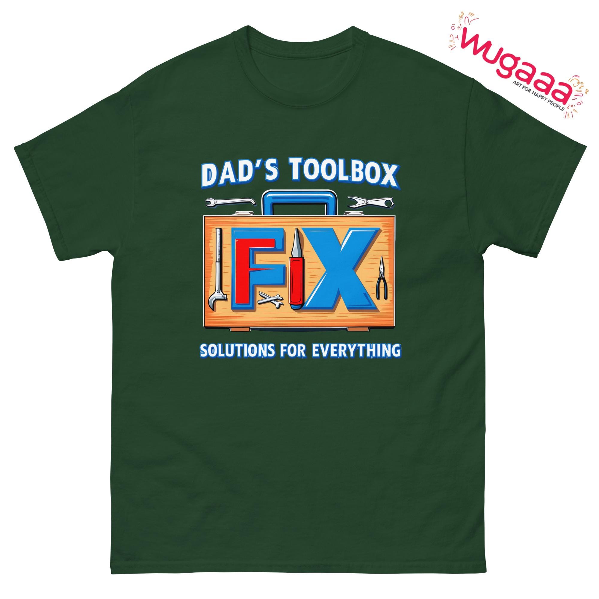 Dad's Toolbox T-shirt: Funny Fix-it Gift for Handy Dads - Etsy
