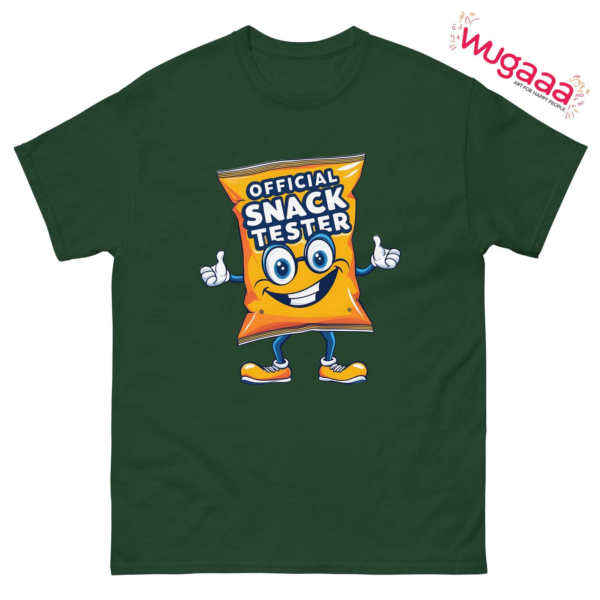 Funny Snack Tester T-shirt: Quirky Chip Bag Graphic Tee - Etsy