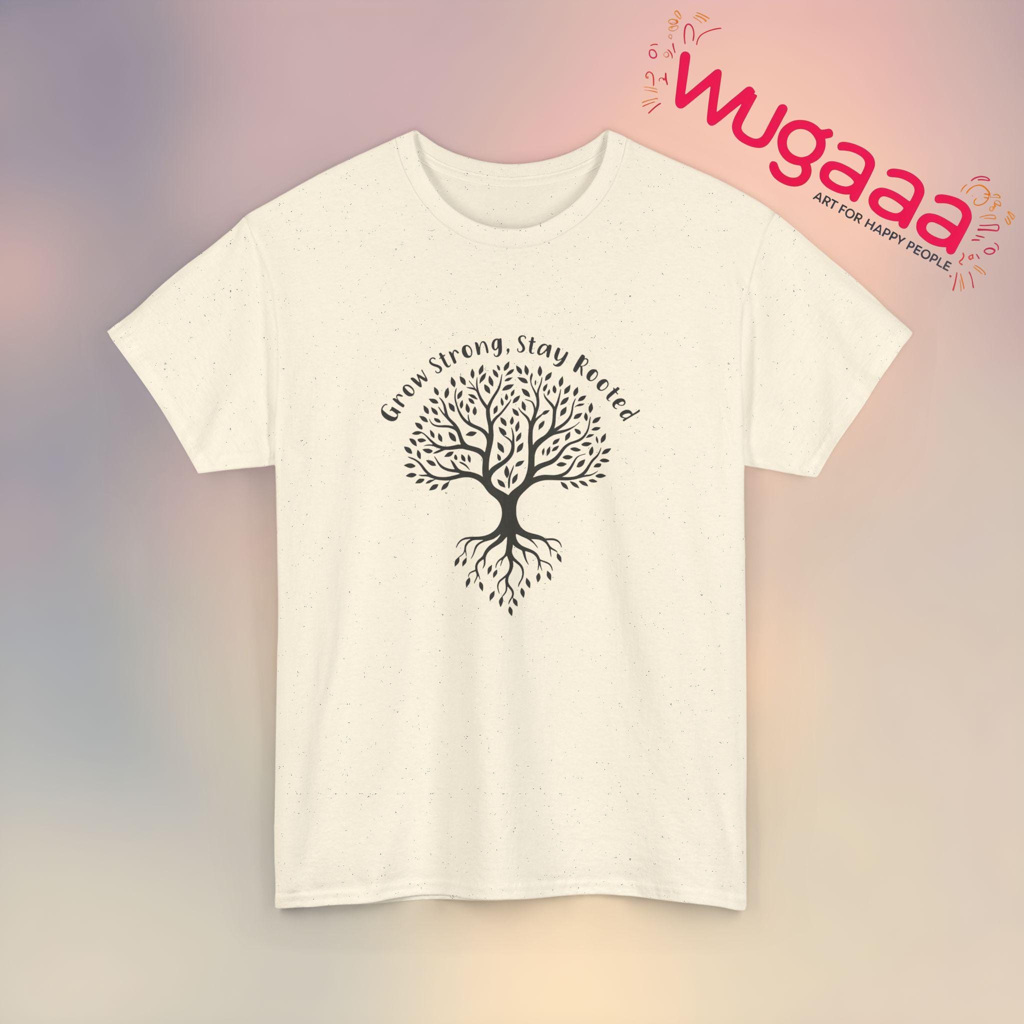 Inspirational Tree Graphic Tee: Grow Strong, Stay Rooted - Etsy