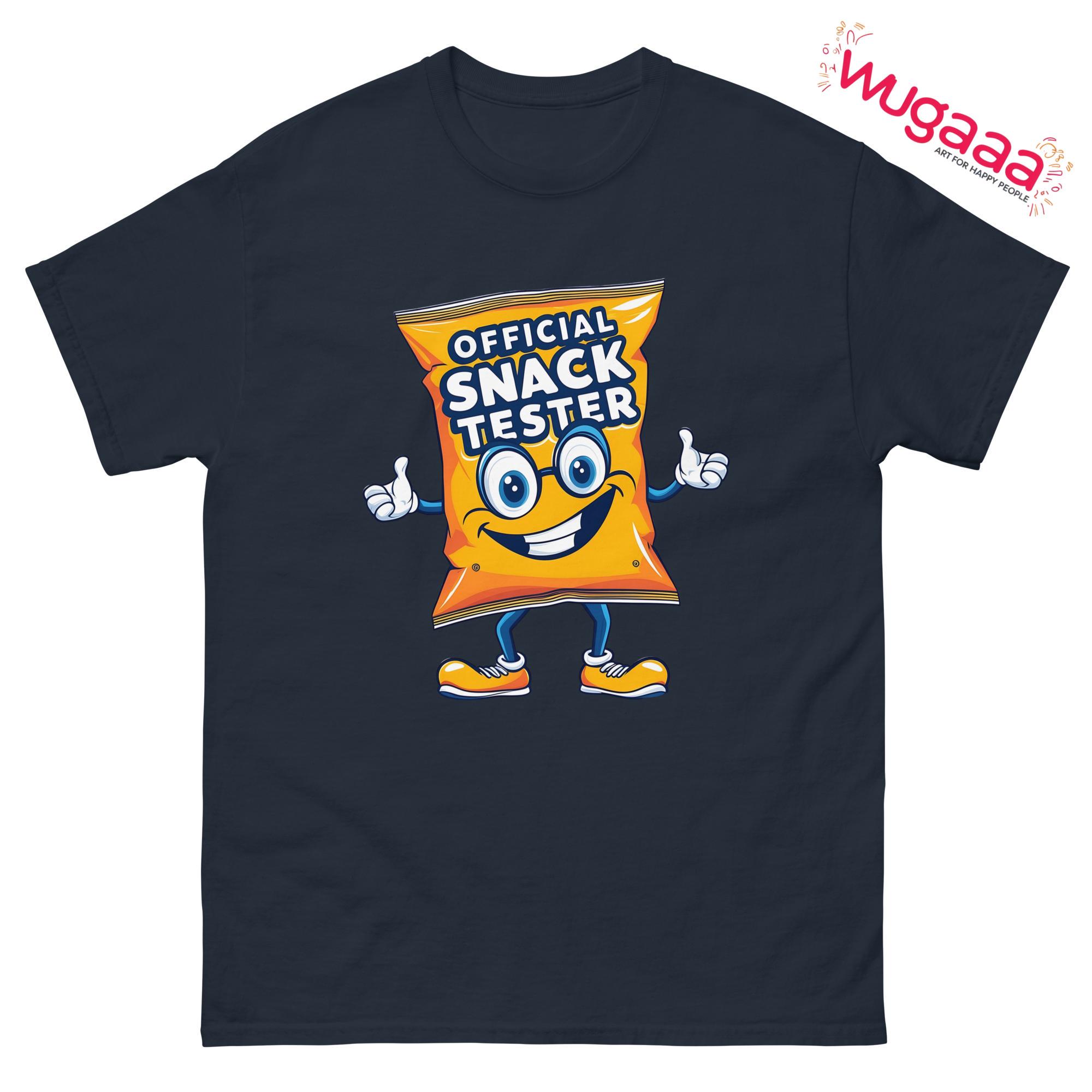 Funny Snack Tester T-shirt: Quirky Chip Bag Graphic Tee - Etsy
