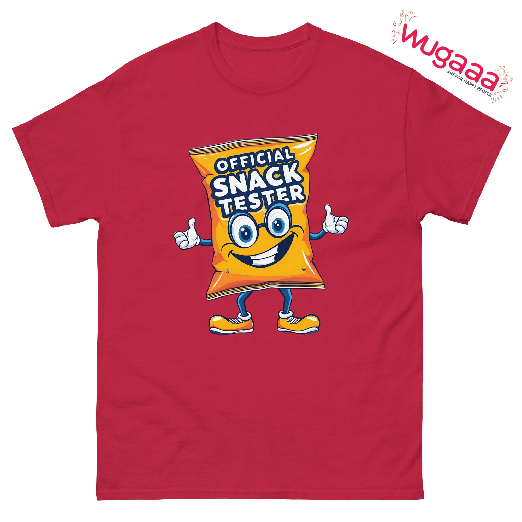 Funny Snack Tester T-shirt: Quirky Chip Bag Graphic Tee - Etsy