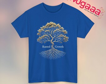 Rooted Growth Tree Graphic Tee - Nature Inspired Design - Etsy