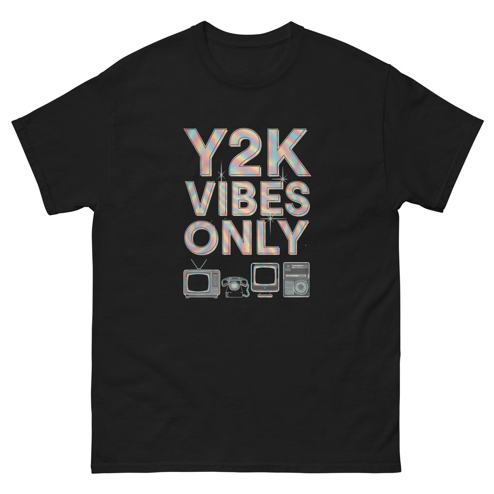 Y2K Vibes T-shirt: Retro Tech Graphic Tee, 90s Nostalgia - Etsy