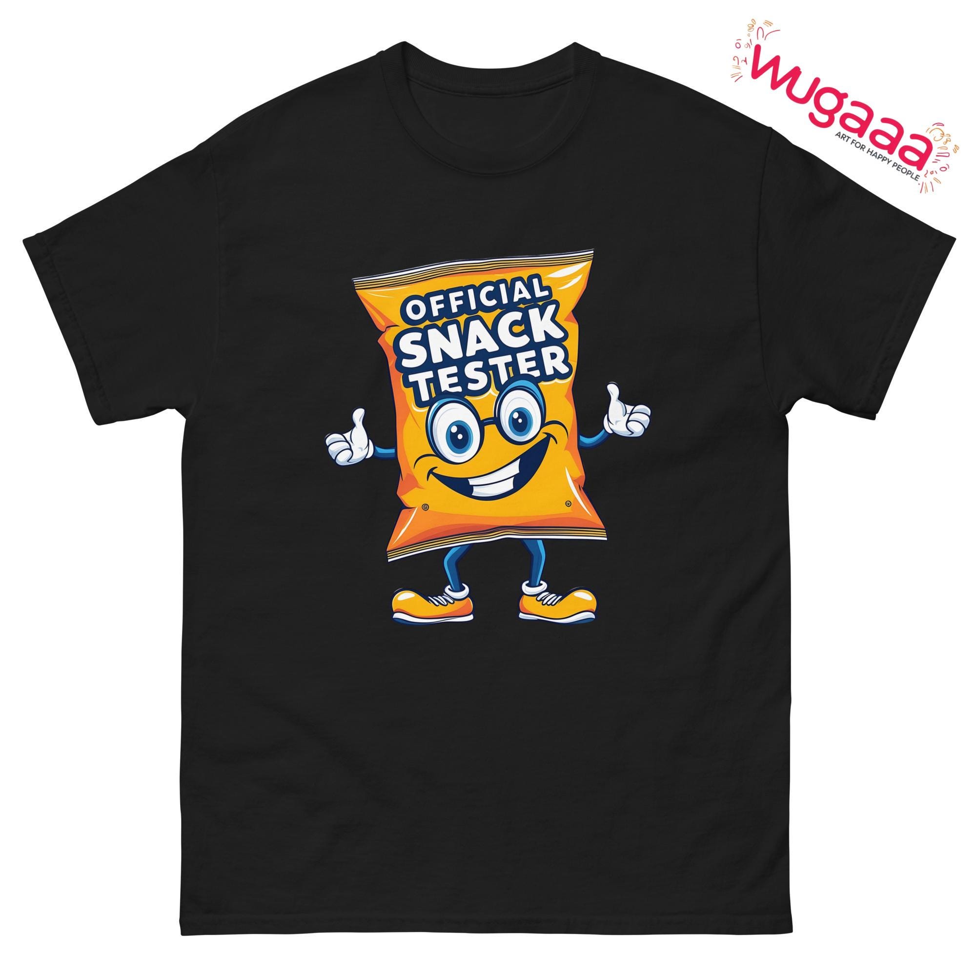 Funny Snack Tester T-shirt: Quirky Chip Bag Graphic Tee - Etsy