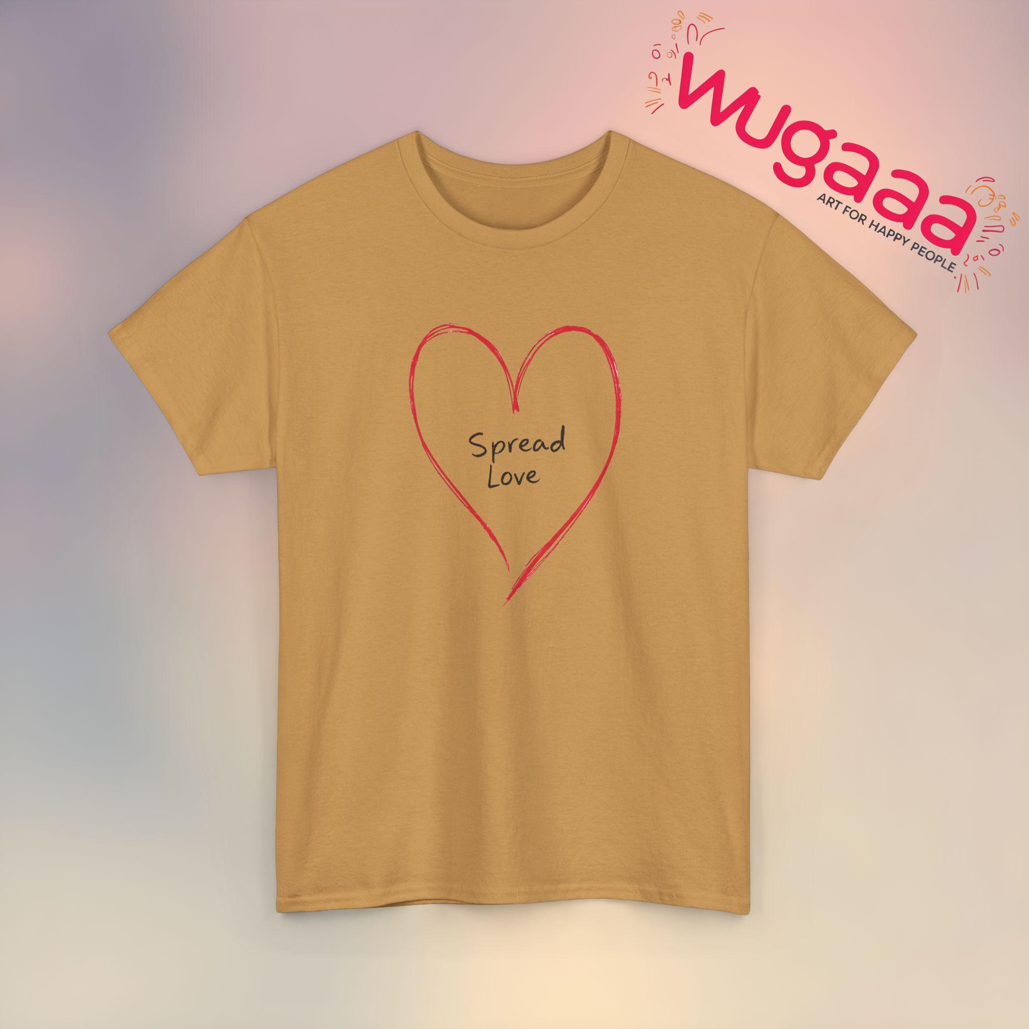 Inspirational Heart T-shirt: Spread Love Graphic Tee - Etsy