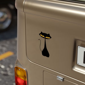 Atomic Cat Transparent Outdoor Stickers, Die-Cut, 1pcs