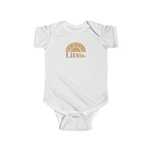 Lil Sis Big Sis matching sun shirts Infant Onsie