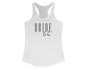 Camiseta sin mangas "Futura novia", camiseta deportiva para despedida de soltera.