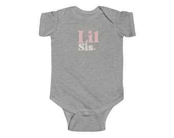 Lil Sis Infant Fine Jersey Bodysuit
