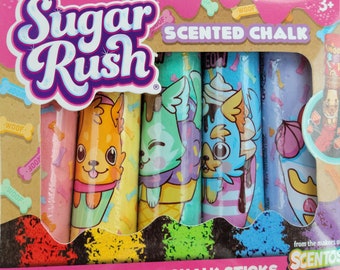 Sugar Rush Scented Chalks- Woof and Meow (5pcs)