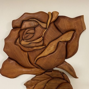 Rose - Wood, Intarsia