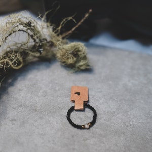 Ring made of real gemstones image 1