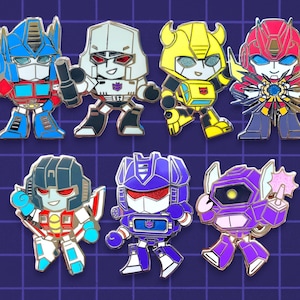 G1 Tinybots Hard Enamel Pins - Wave 1 Set