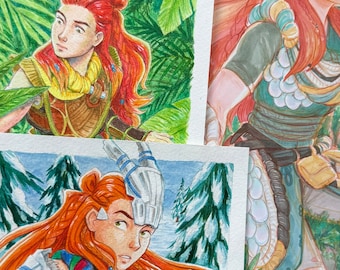 Aloy Original Art - Horizon Zero Dawn Forbidden West