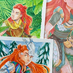 Aloy Arte Original - Horizon Zero Dawn Forbidden West