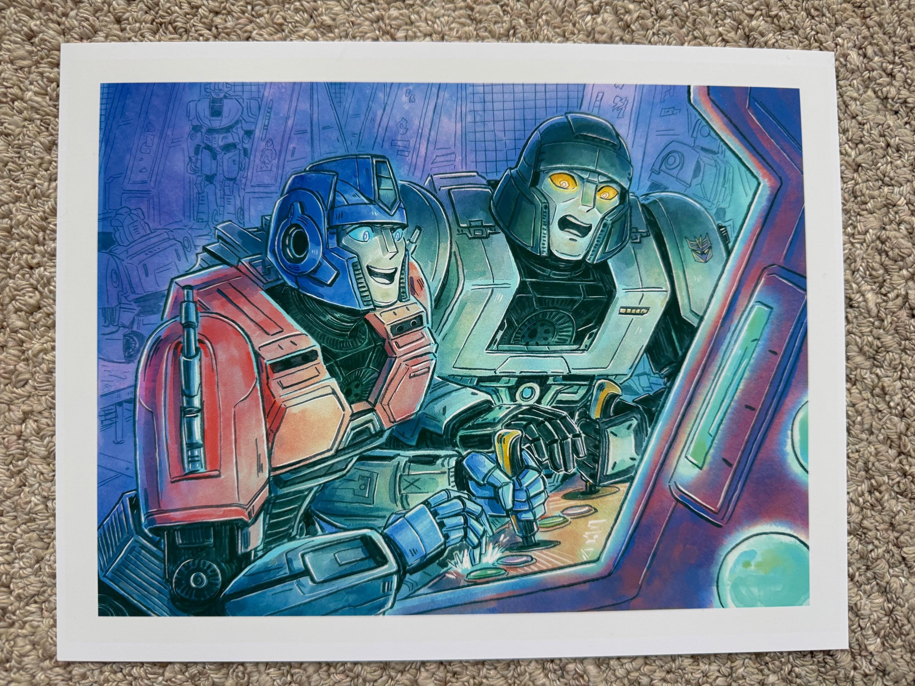 TF One Megop Dpax Art Print 8.5x11 - Arcade - Etsy