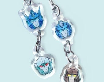 TF MegOp DPax Linked Mini Acrylic Phone Charm Keychain