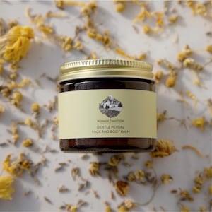 Baume de suif doux à base de plantes pour le visage et le corps Crème hydratante pour le visage Baume hydratant ancestral pour la peau Lavande Camomille allemande Huile de jojoba Beauté à base de plantes
