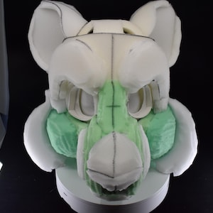 Fursuit Big Cat Head Base | Furry Cat Head | Feline Fursuit Costume Head