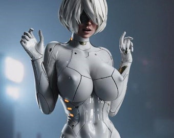 2B Figure-Statue-3d Model-3d Print Stl Files-Instant Download-Google Drive-Digital Download