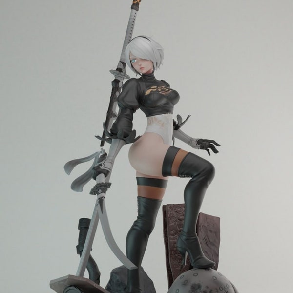 2B figure statue 3d printer stl files