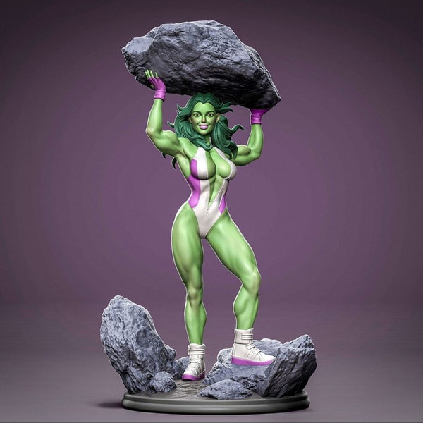 Marvel She Hulk Figure 3d Printer stl