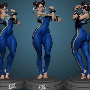 Chun Li Beach Bikini Street Fighter V 3d Print Stl Files-3d Model