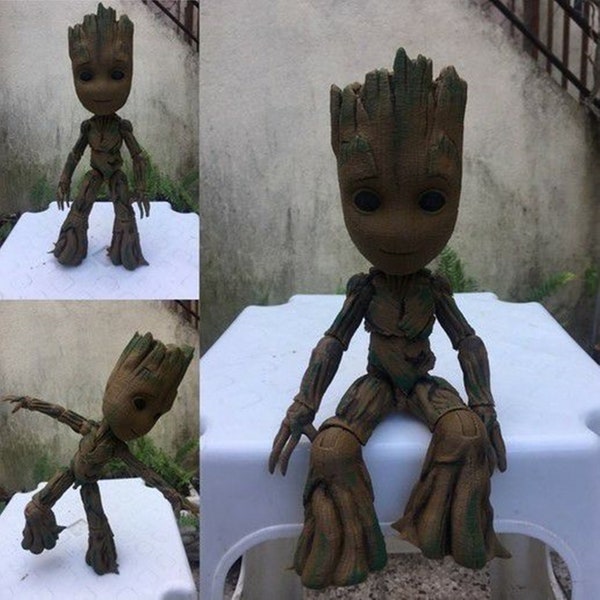 Marvel Groot Guardians Figure 3d Printer stl