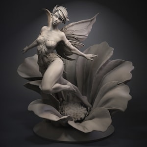 ティンカーベル フィギュア スタチュー 3D プリンター stl ファイル