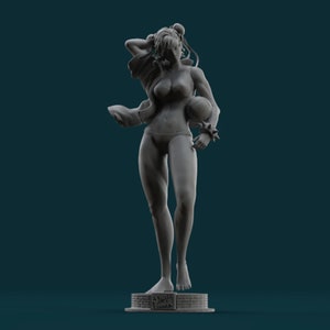 Street Fighter Chun Li Beach Volleyball 3d Print Stl Files-3d Model-Figure-Statue-Instant Download-Digital Download-Google Drive