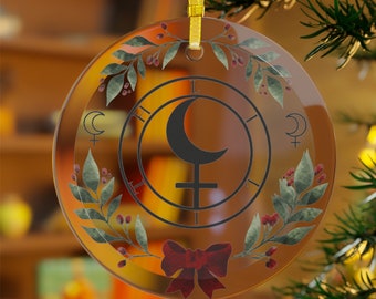 Witchy Witchmas Pagan Christmas Holiday Ornamnet-Witchy Ornaments-Pagan Christmas Ornament-Heathen Season-Yule Ornaments-Witchy Holiday Gift