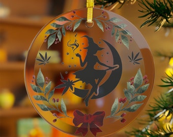 Witchy Witchmas Pagan Christmas Holiday Ornament-Witchy Ornaments-Pagan Christmas Ornament-Heathen Season-Yule Ornaments-Witchy Holiday Gift