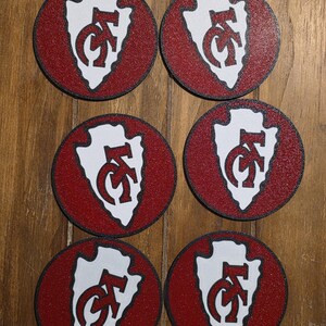 Kansas City Chiefs Coasters (6pk)
