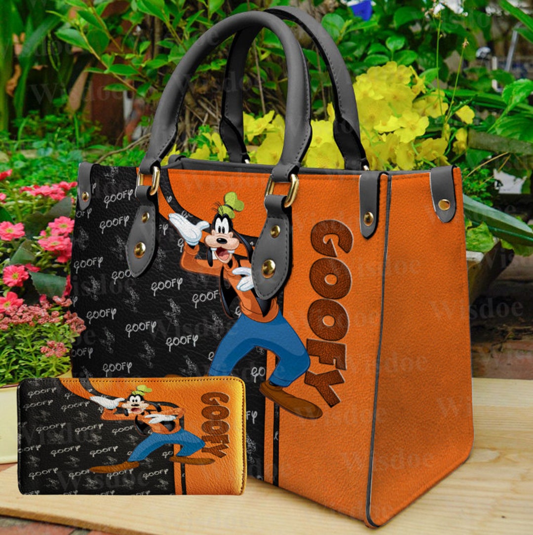 Goofy Leather Bag Handbag,goofy Women Bags Purses,goofy Lovers Handbag ...